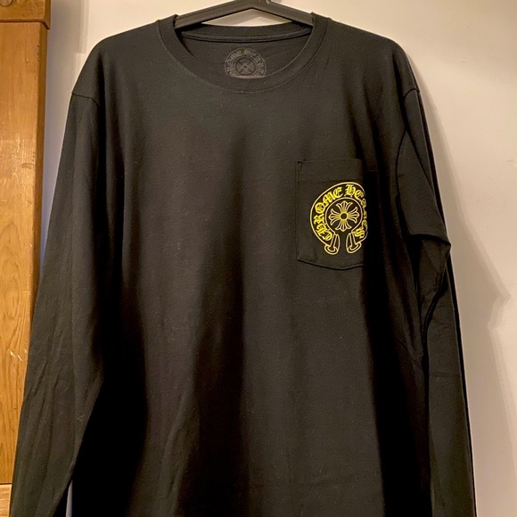 Chrome Hearts Black Long Sleeve Staff Only Rare Graphic Tee Never Worn - Picture 2 of 10